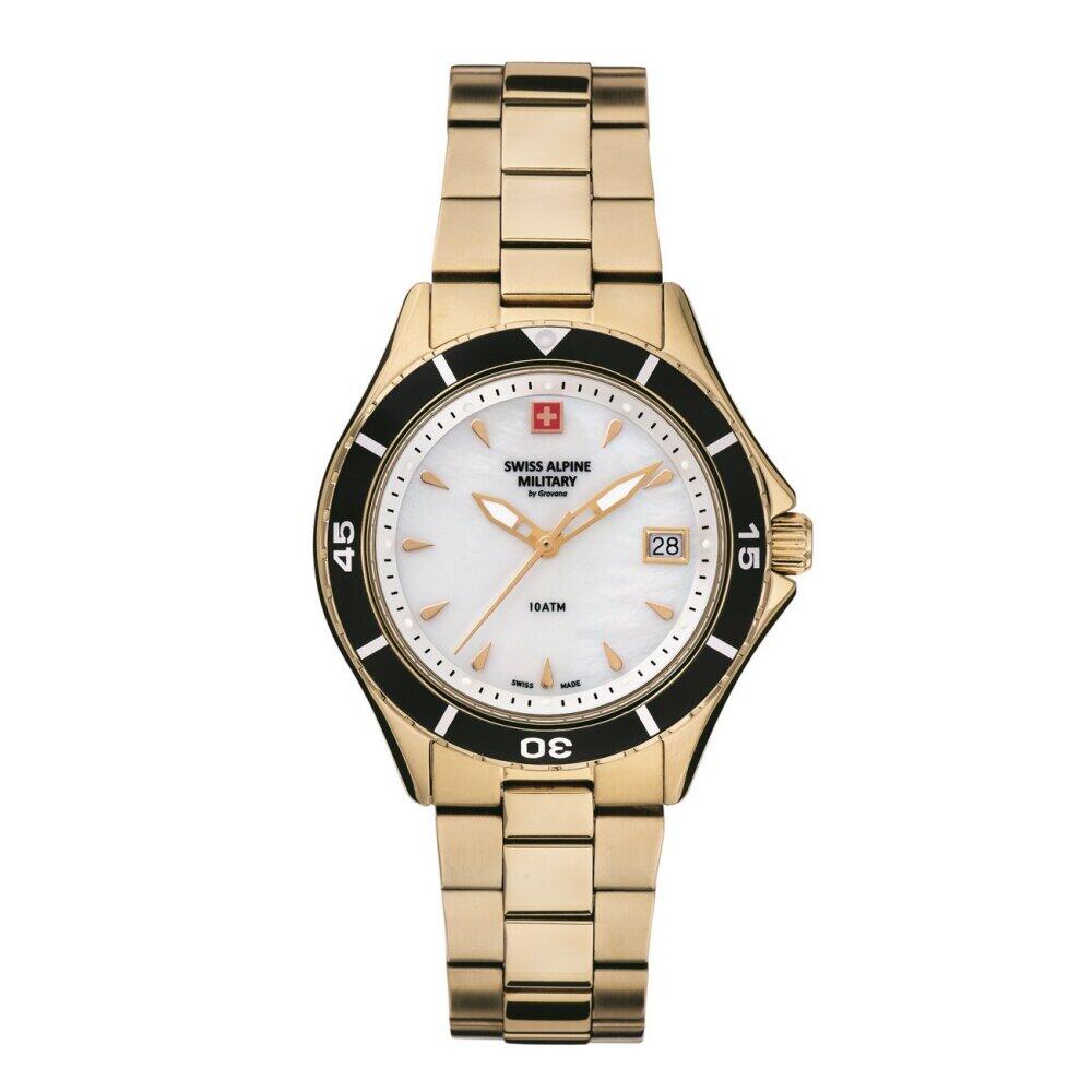 Swiss Alpine Military - 7740.1113 - Montre-bracelet - pour femme - Quartz - Nautilus