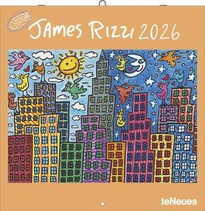 Rizzi, James: James Rizzi 2026 Maße (B/H): 30 x 30 cm, Broschürenkalender, Dt/niederländ/engl/frz/ital/span