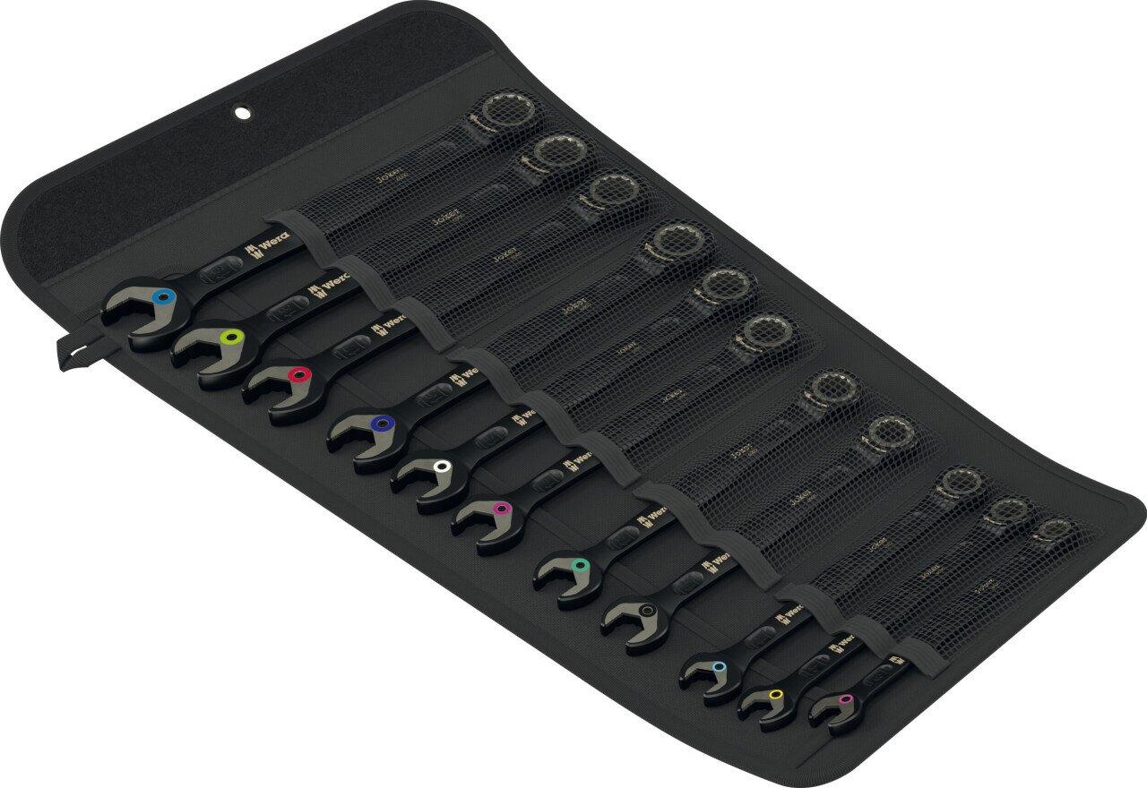 Wera ensemble de clés mixtes (à fourche et à bague) 6000 Joker Black Edition, 11 pièces, Set 1