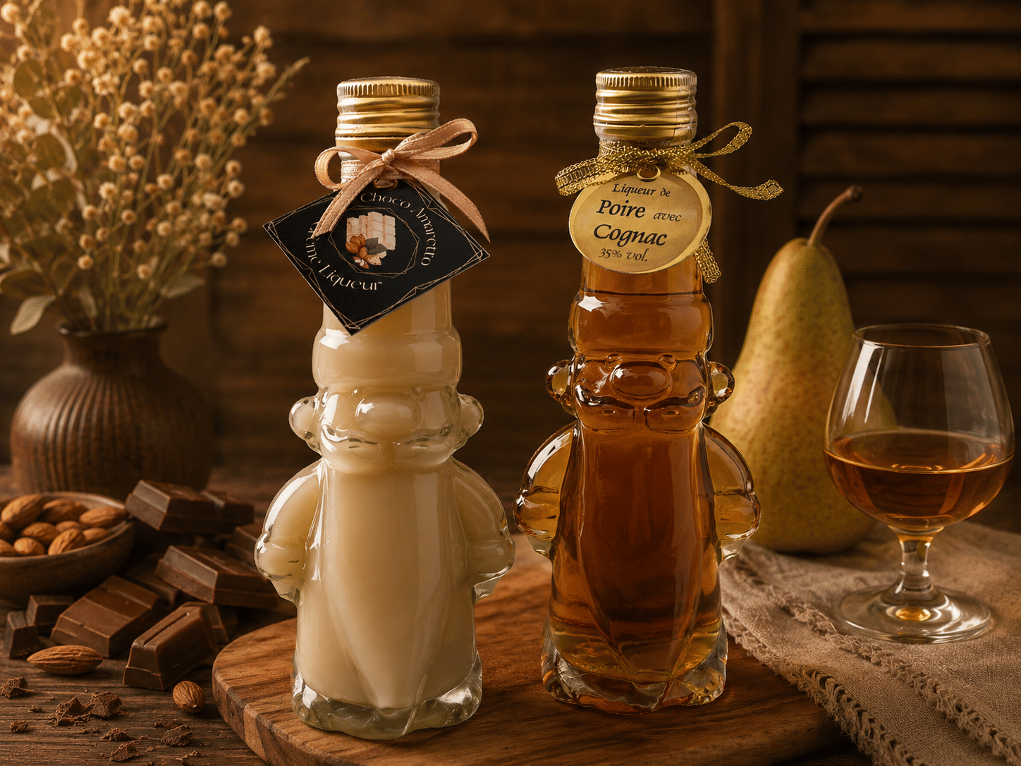 Bouteille de liqueur en forme de St. Nicolas, 0,2 L