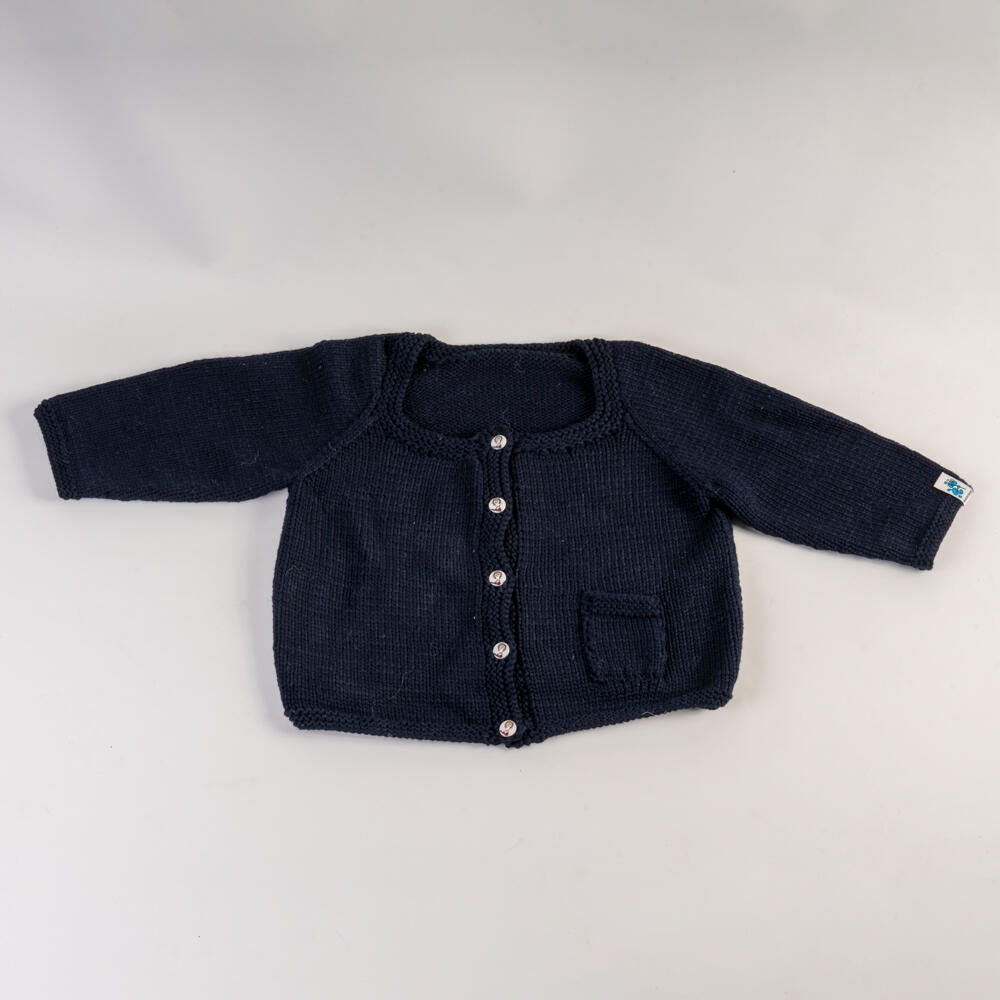 Baby- oder Kleinkindjacke mit aufgesetzter Tasche