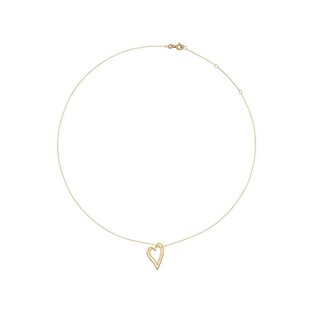 Jackie Gold - JKN25.555 - Necklace - Women's - 585 Yellow Gold - Cheers to Love - 45 cm