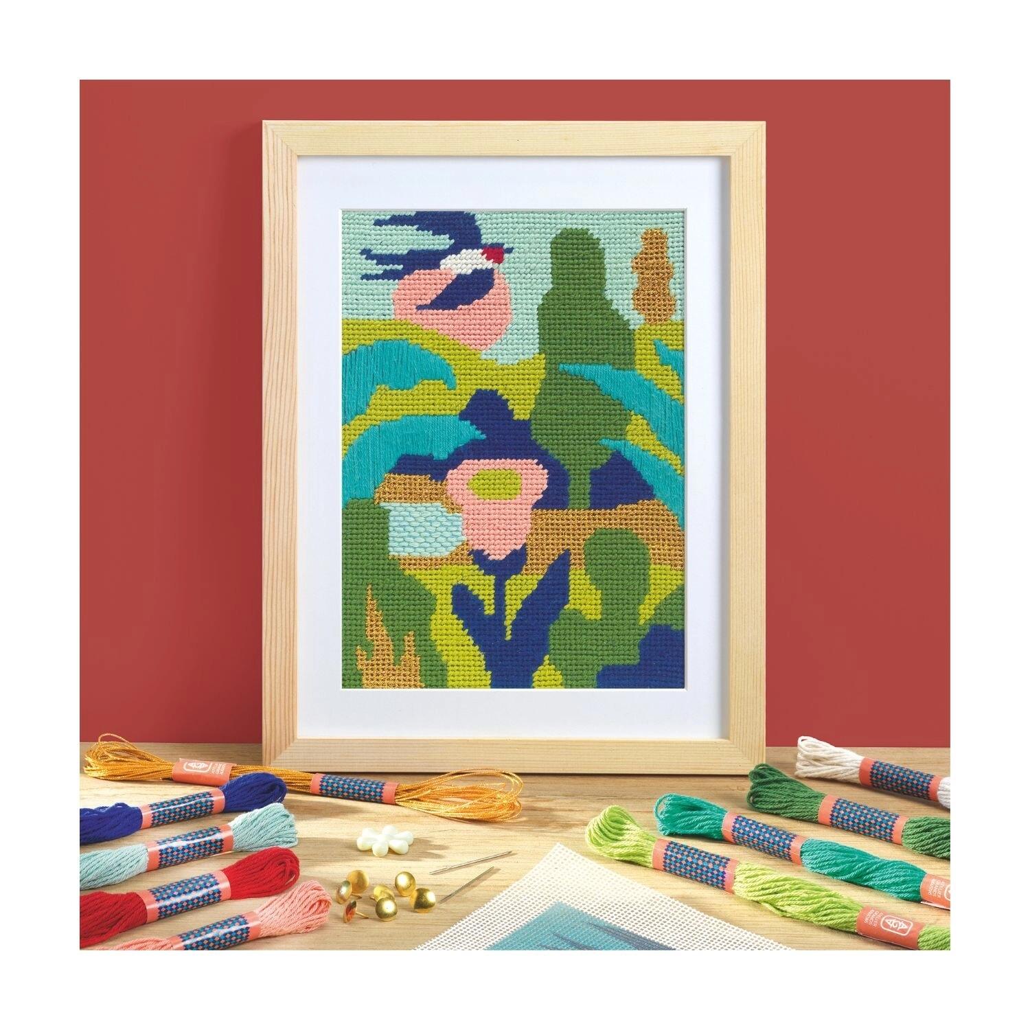 Atelier 65, Stickerei Vogel - Atelier Grands Augustins by Djeco - GA10065