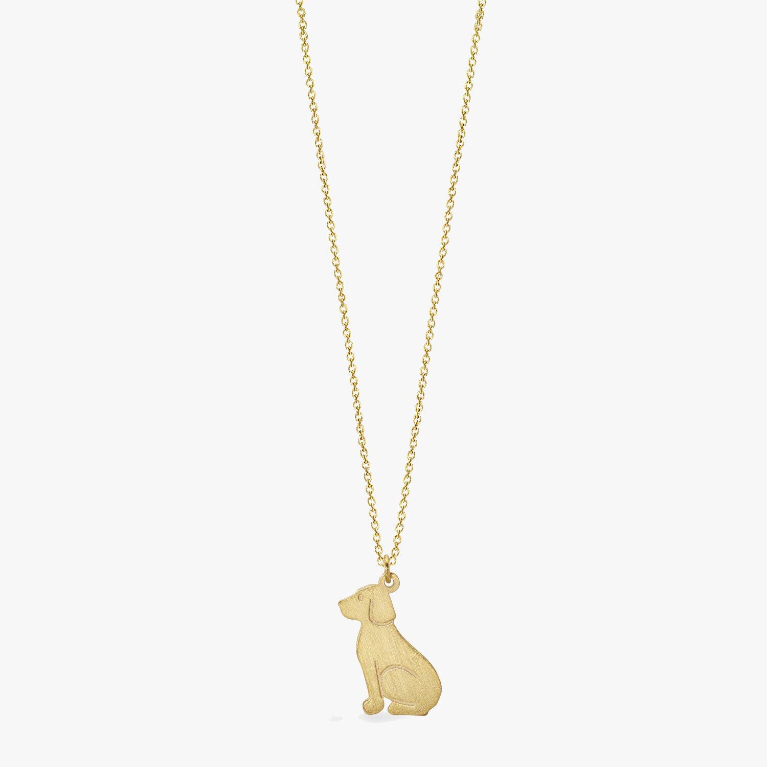 Jewellery set with dogs Gold Plated