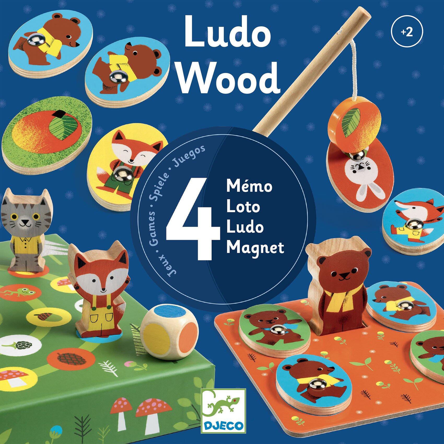 LudoWood - 4 jeux