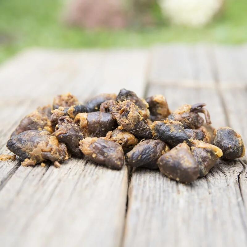 Dried chicken hearts