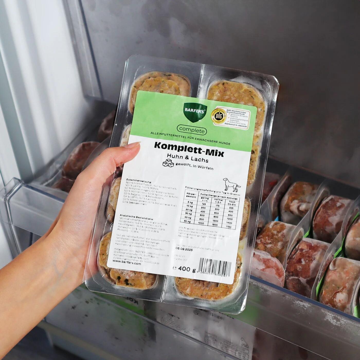 Komplett-Mix Huhn & Lachs WÜRFEL