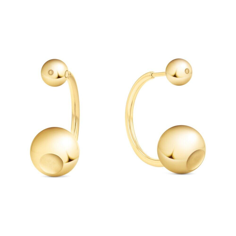 Calvin Klein - 35000789 - Boucles d'oreilles - pour femmes - plaqué or jaune