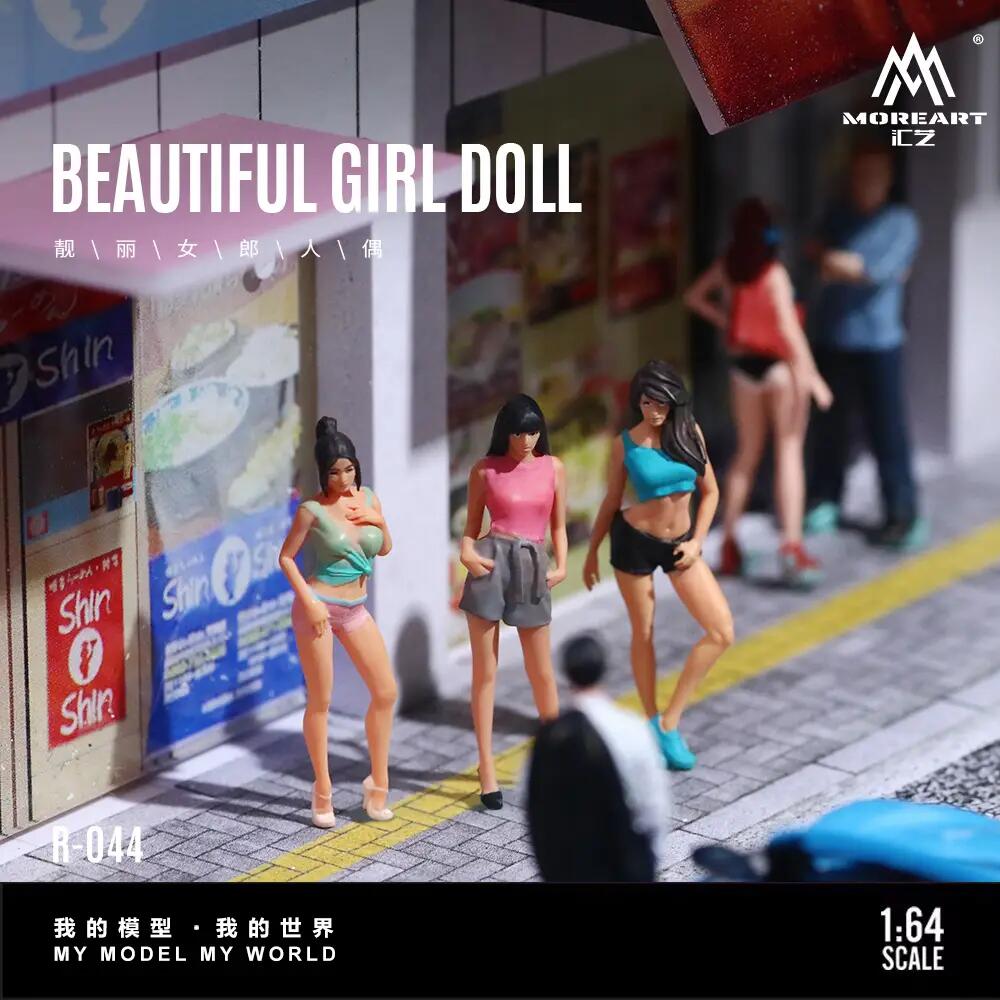 MoreArt - 1/64 Beautiful Girl Doll Set (MO223044)