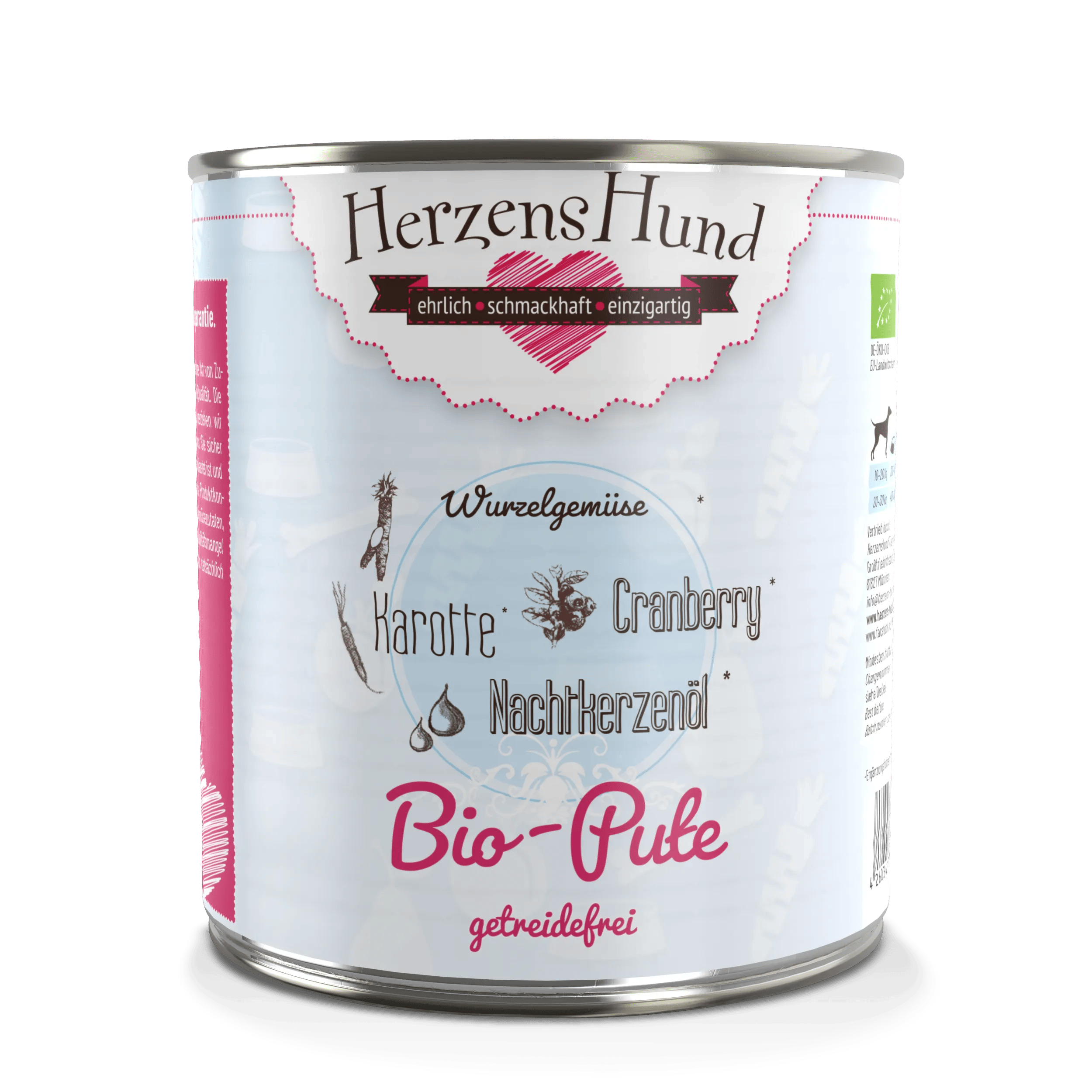 Bio-Pute mit Bio-Gemüse