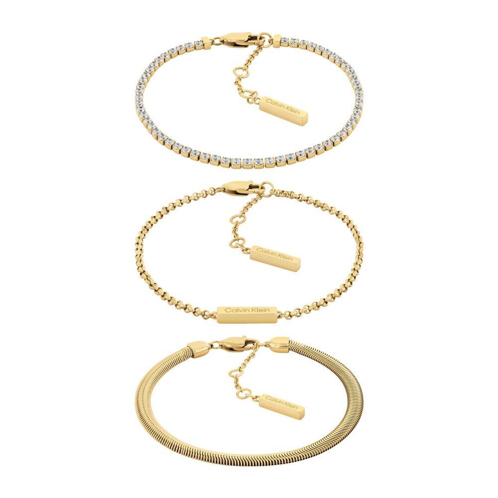 Calvin Klein - 35000797 - Armband - Damen - Edelstahl - gelbgold plattiert - 16+2,5cm