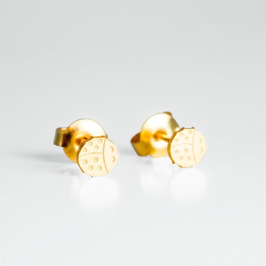 Coccinelles boucles d'oreilles