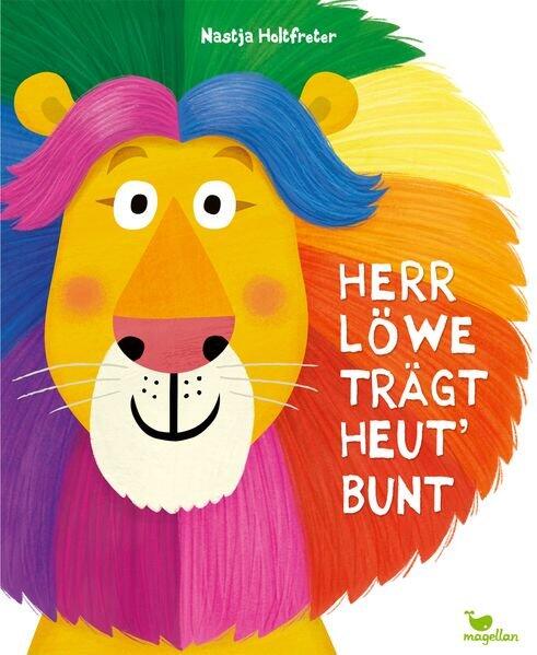 Mr. Löwe is wearing bright colors today.