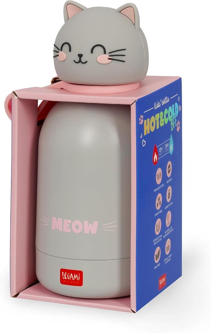 LEGAMI - Hot&Cold BFF bouteille d'eau pour enfants Kitty-Motiv