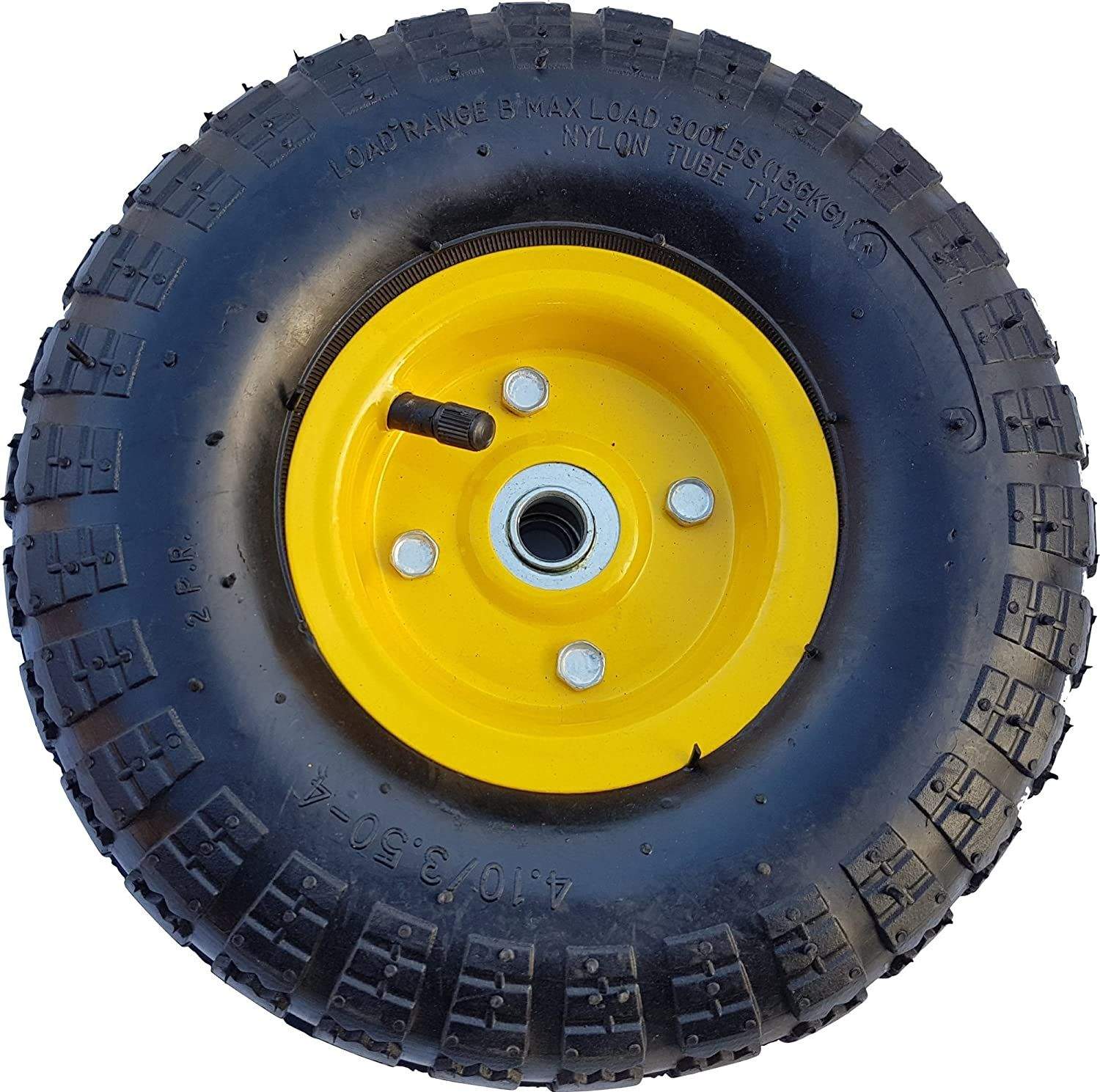 Varan Motors - SMALLWHEELTC1840 Ersatz-Pneumatrad für Gartenkarre, Handwagen usw Ø 26 cm (4.10/3.50-4)