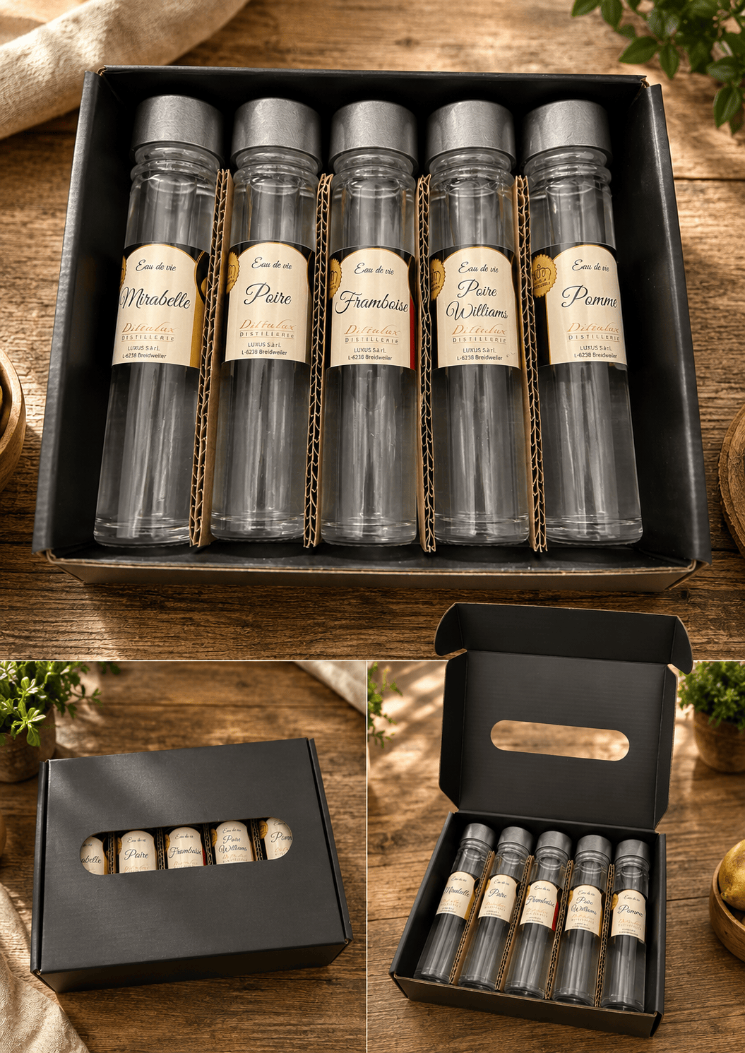 Brandy Mix 40% 5 x 50ml black giftbox