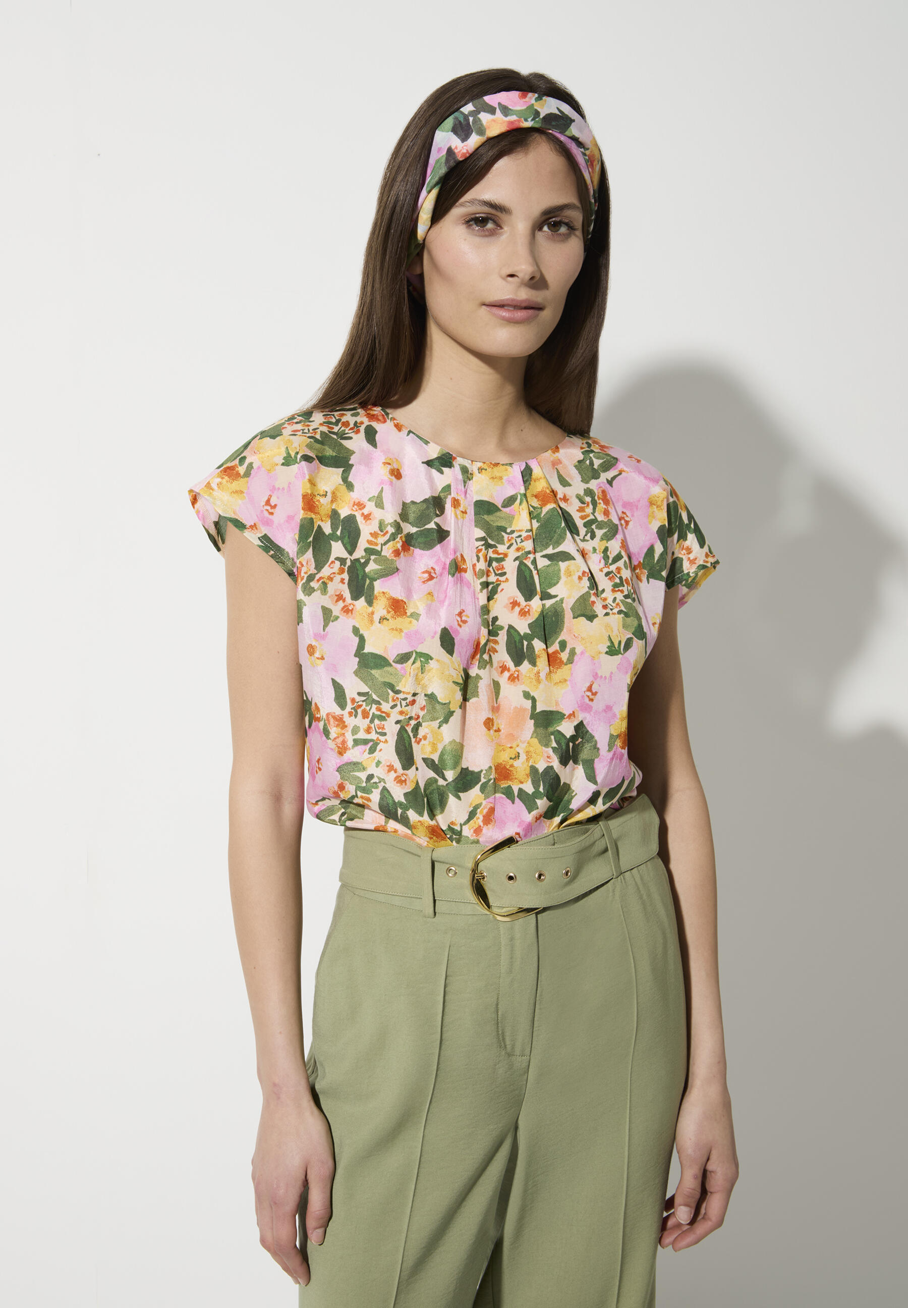 Bluse mit Blumenmuster