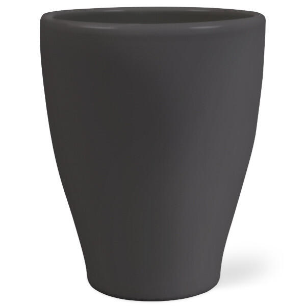 Übertopf Carly Ø 7 x 10 cm grau matt