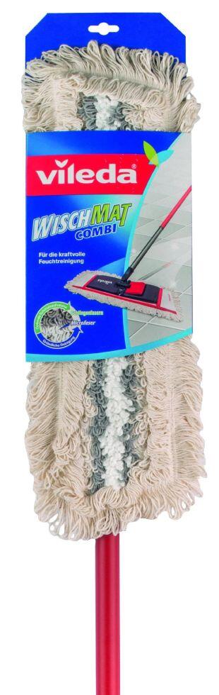 Vileda Bodenwischer Wischmat Combi mit Teleskopstiel 44 cm breit