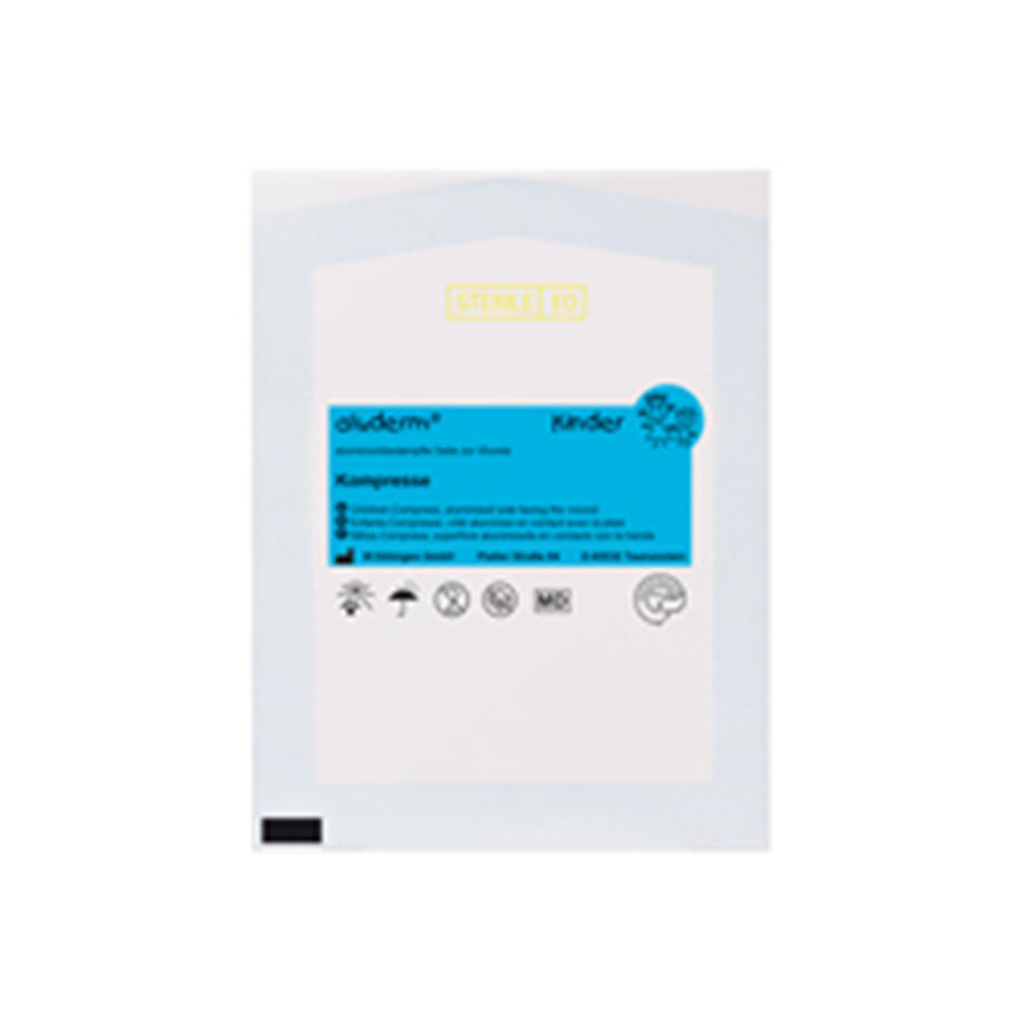 ALUDERM-KINDER-KOMPRESSE, 6 X 6 CM