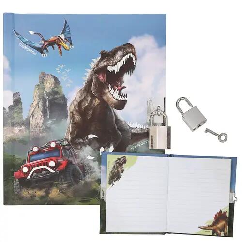 Dino World journal avec cadenas