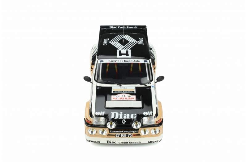 Renault 5 Maxi Turbo Tour De Corse – Ottomobile 1/12 – Noir – Collection