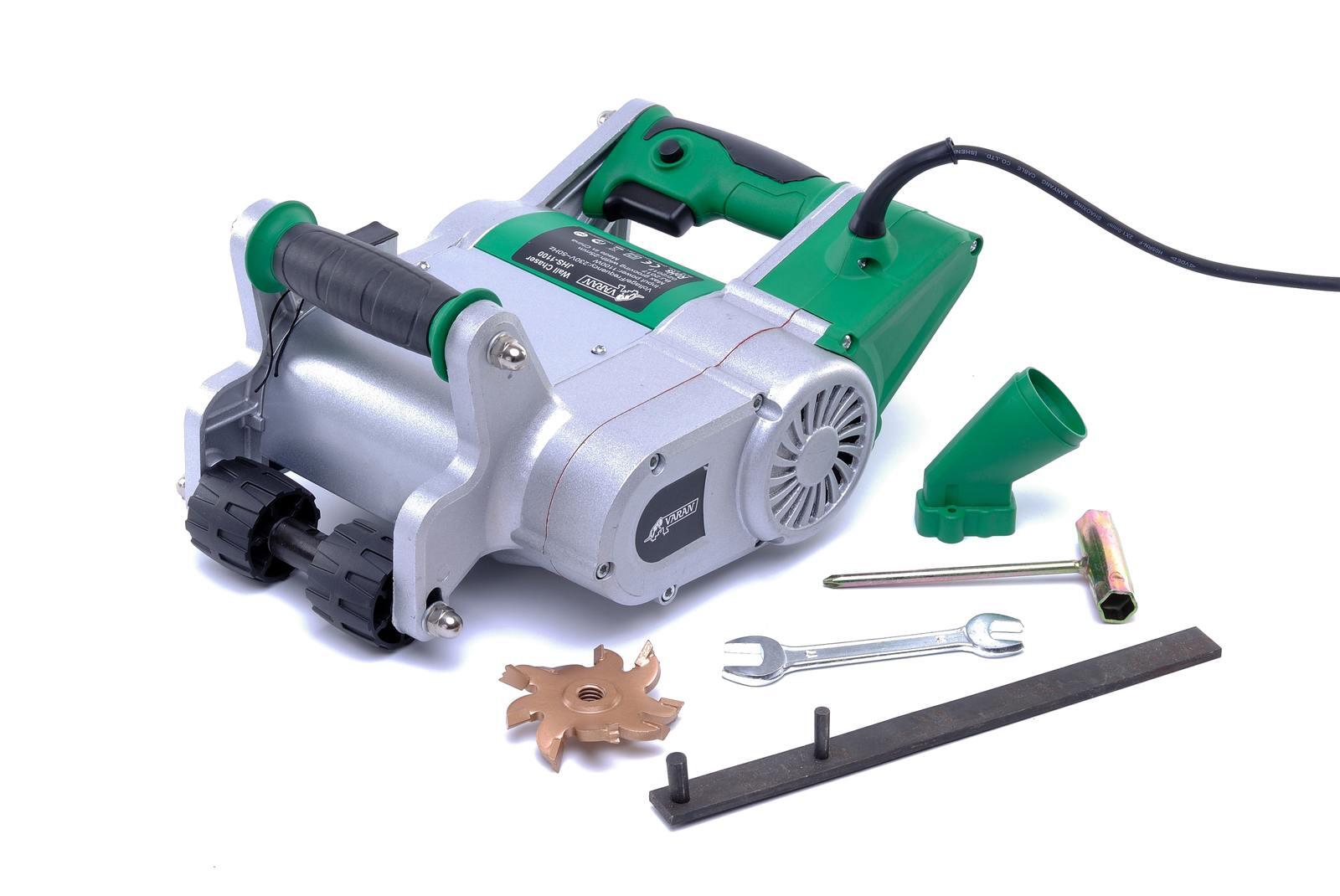 Varan Motors - JHS-1100 Rainureuse a fraise - Fraiseuse 1100W 1600rpm, largeur de rainure 25mm