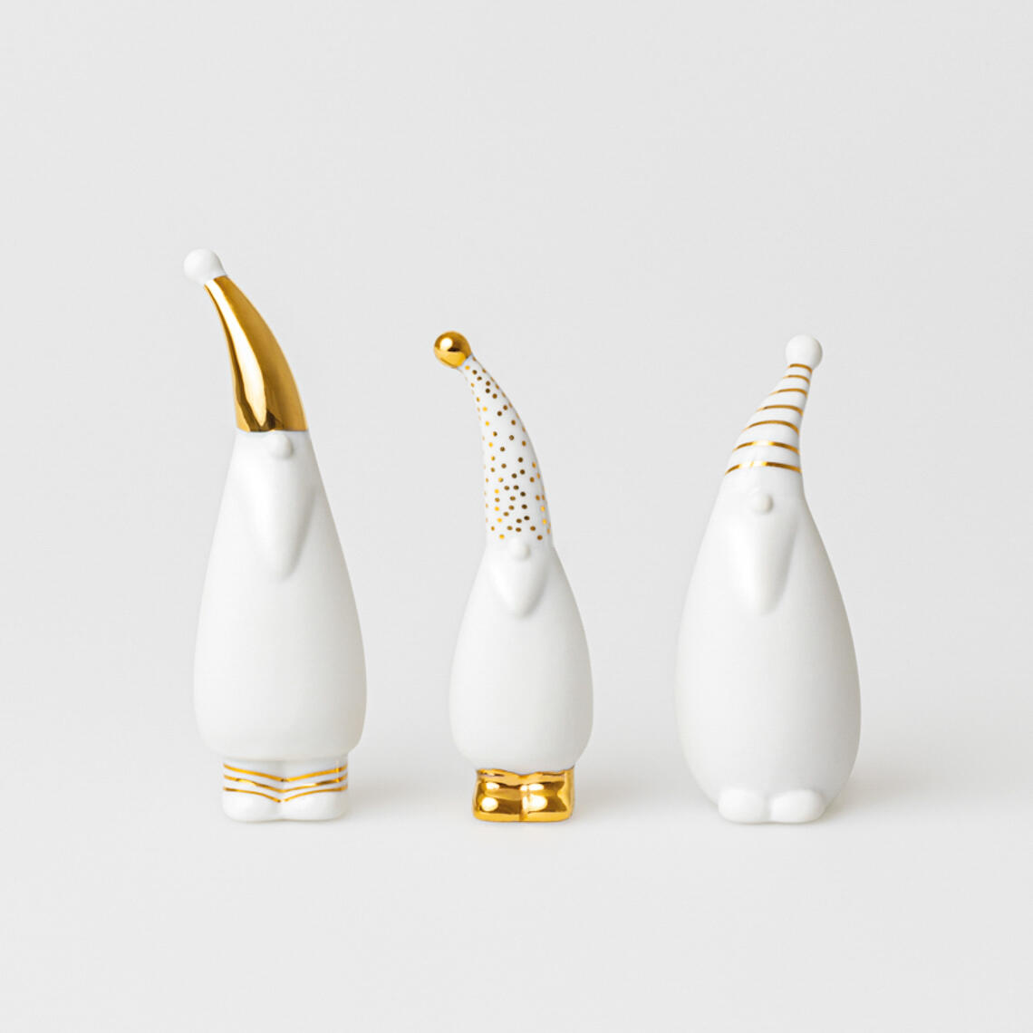 Santa figurines, 3-piece set