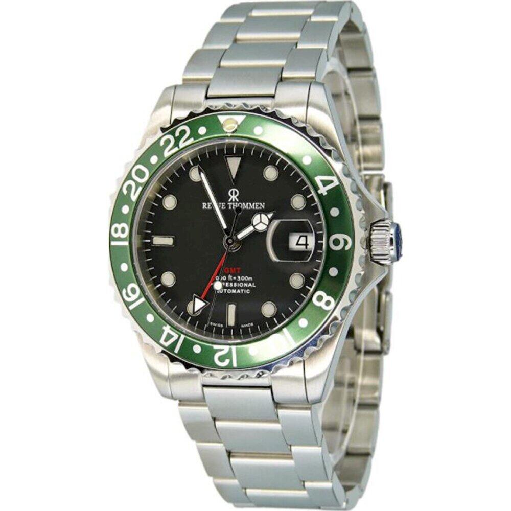Revue Thommen - Montre-bracelet pour homme - Chrono - Diver GMT - 17572.2134