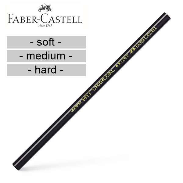 Faber-Castell Crayon à dessin Pitt, non gras, noir