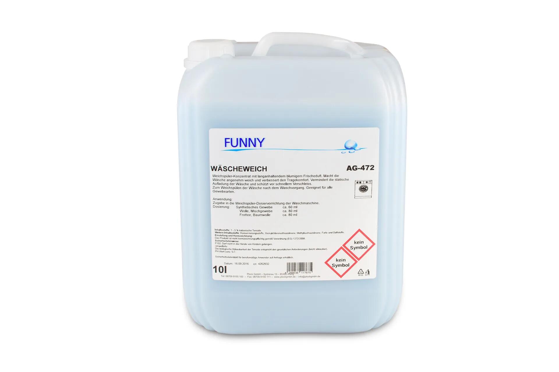 Funny Softener concentrate, blue 10L