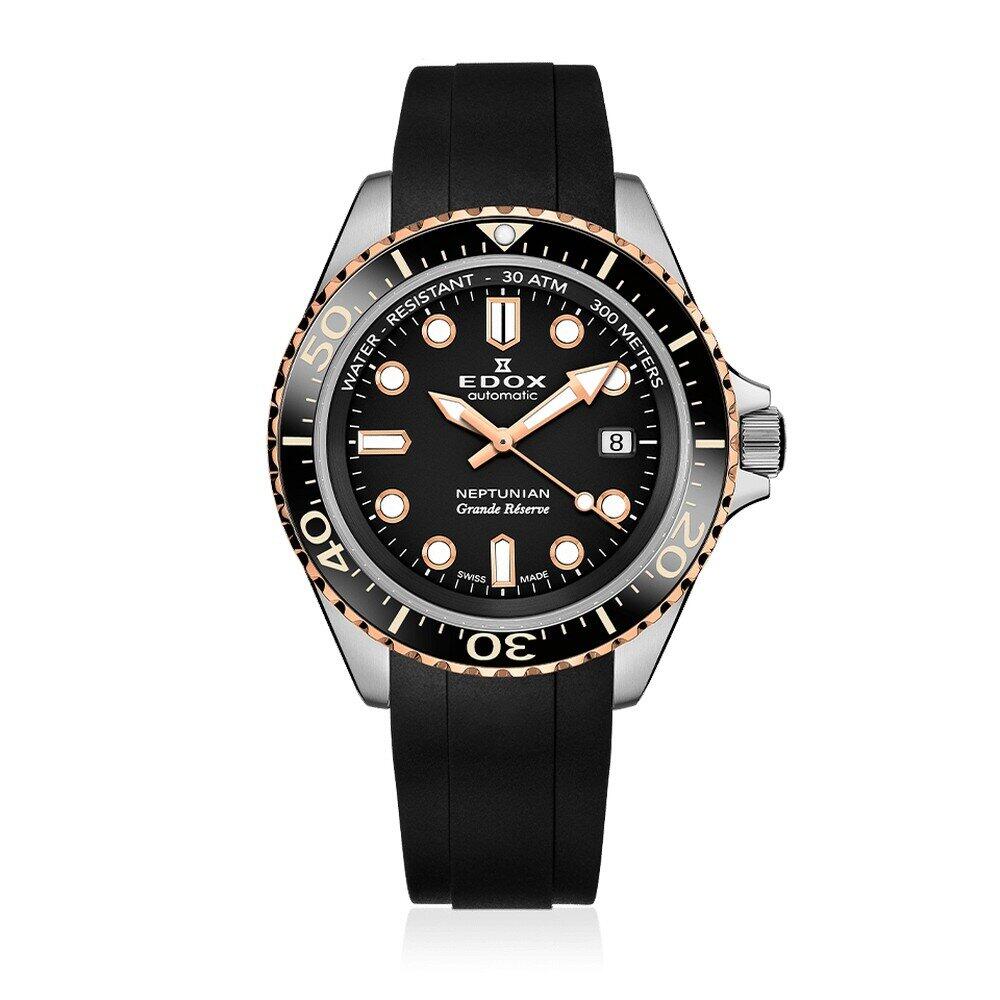 Edox - 80801 3NRCA NIR - Montre-bracelet pour homme - automatique - Neptunian