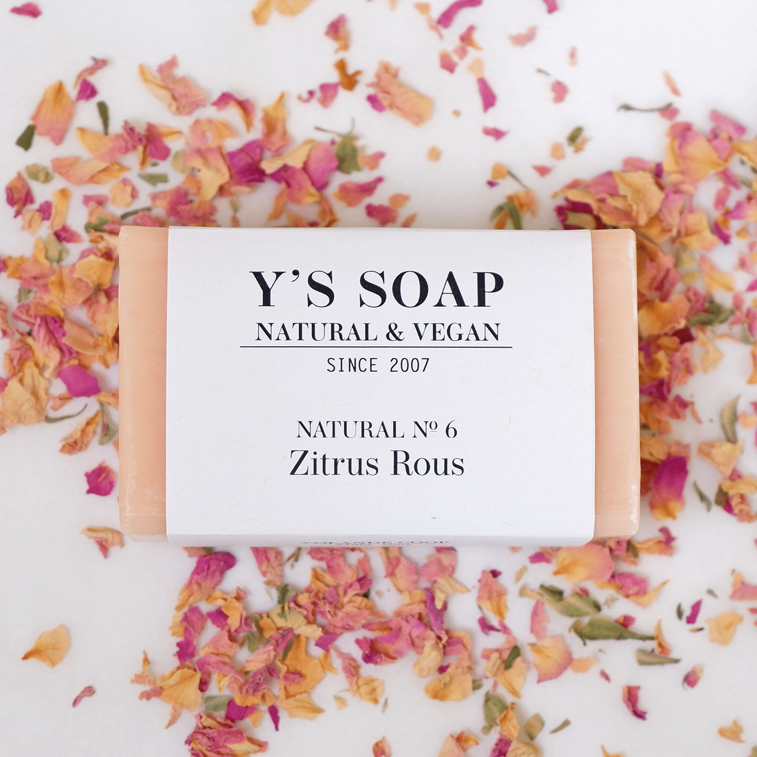 Y's soap Natural N°6 - Zitrus & Rous 110gr