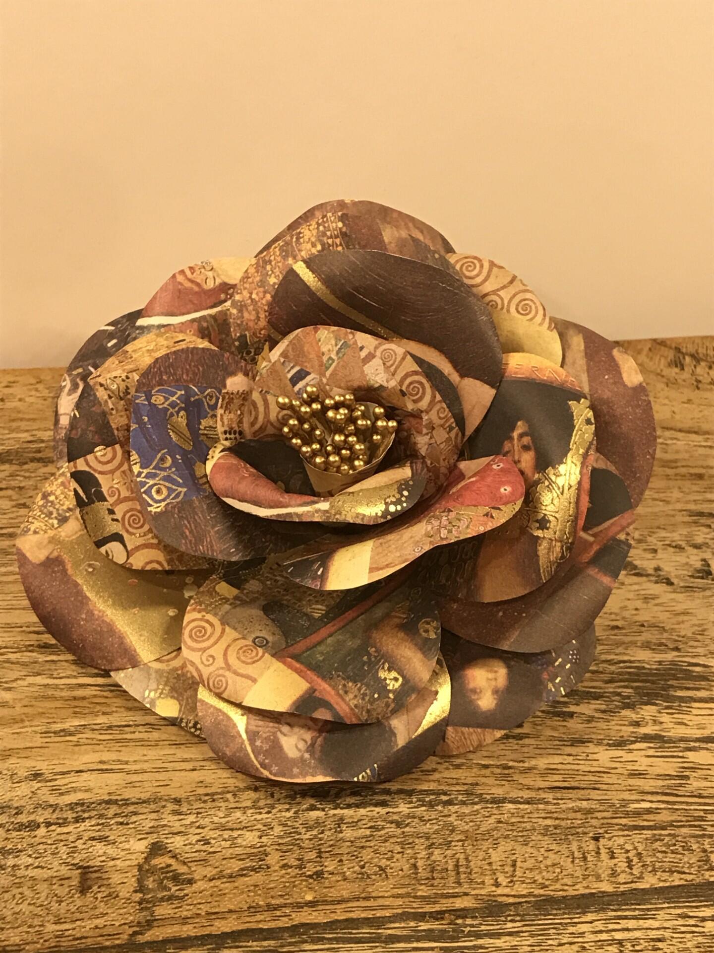 Klimt paper flower
