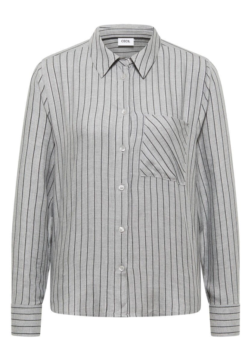 Streifen Flanell-Hemdbluse