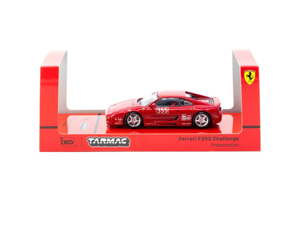 Tarmac Works x iXO Models - #T64-083-PRE - Ferrari F355 Challenge - Presentation - red - 1/64