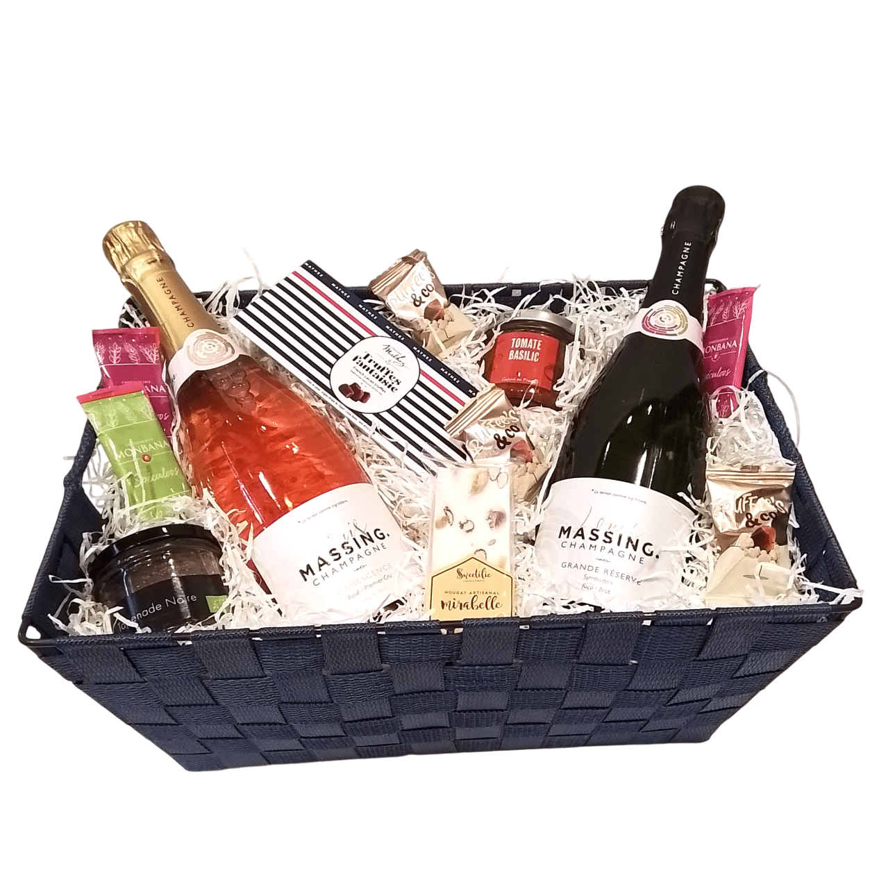 Panier Garni / Corbeille Gourmande ''Duo de Champagne'' 