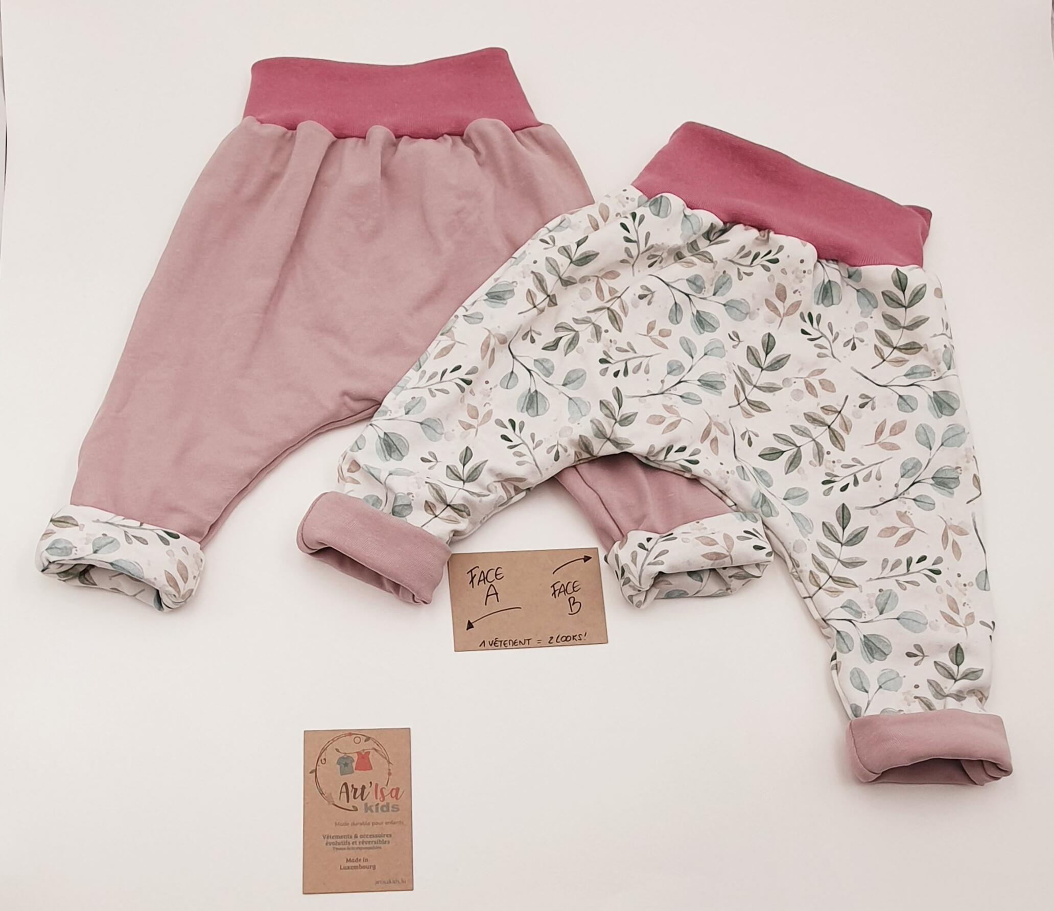 Wendbare und verstellbare Hose "Feuillage"