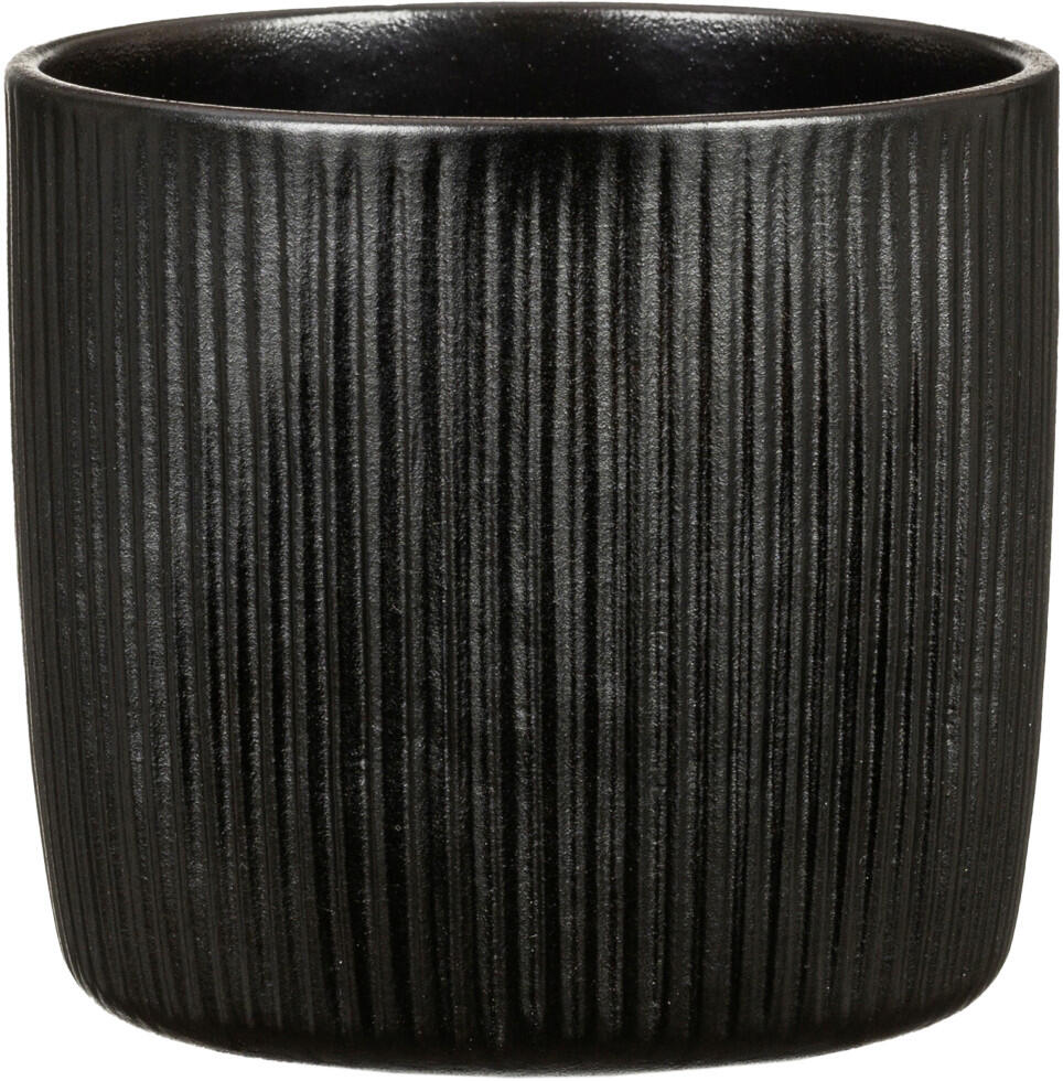 Scheurich ceramic flower pot Ø 13 x 11.7 cm ebony