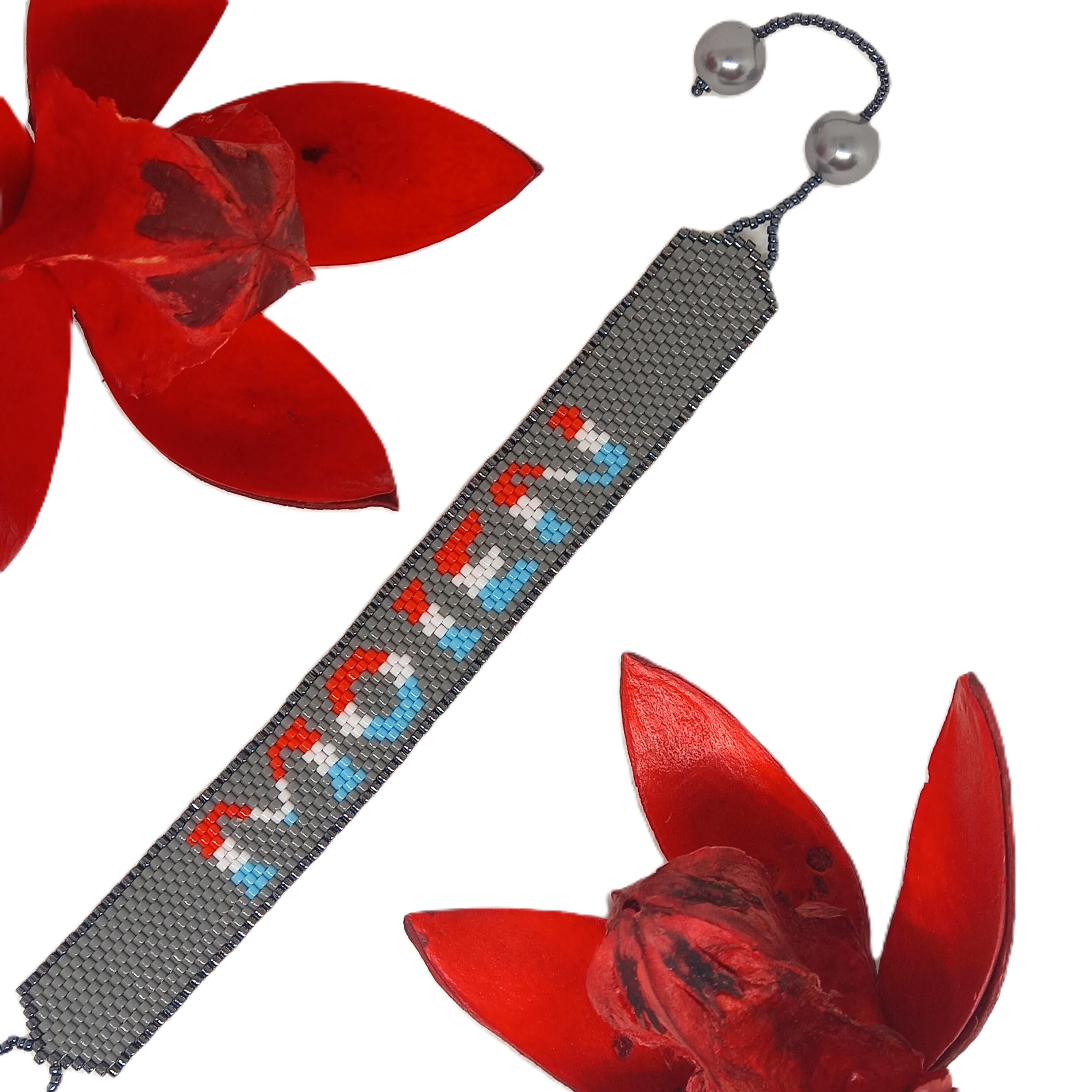 Freundschaftsarmband - Moien mit grauem Hintergrund