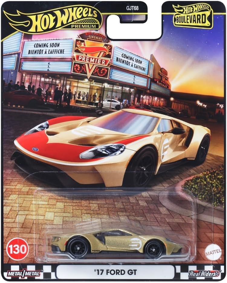 Hot Wheels Premium - #GJT68 JBL15 - '17 Ford GT - Boulevard 130 - 1/64