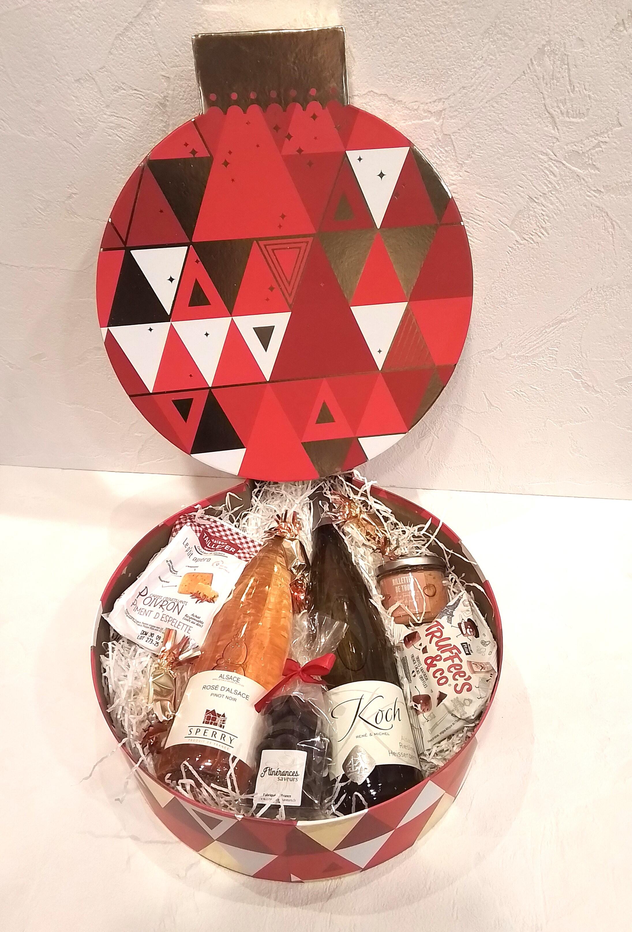 PANIER GARNI - Coffret Boule de Noël