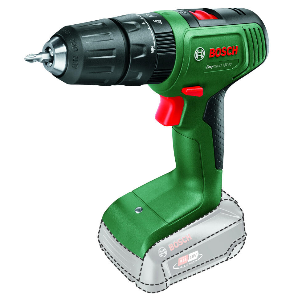 Bosch perceuse-visseuse à percussion sans fil EasyImpact 18V-40 Solo