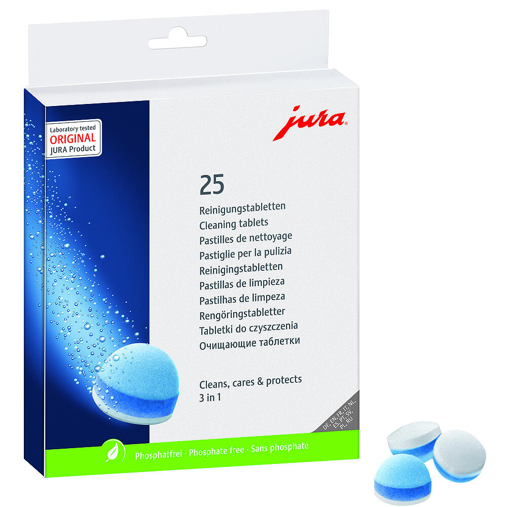 Jura 3 Phasen Reinigungstabs 25 Stuck Letzshop