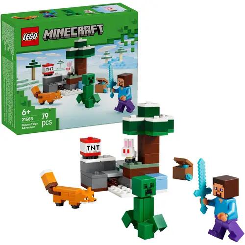 LEGO® Minecraft™ 21583 L'aventure de Steve dans la taïga