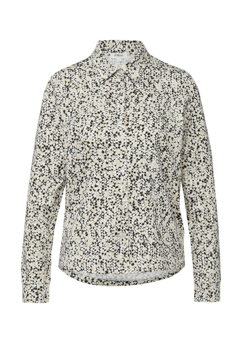 Stretch jersey blouse