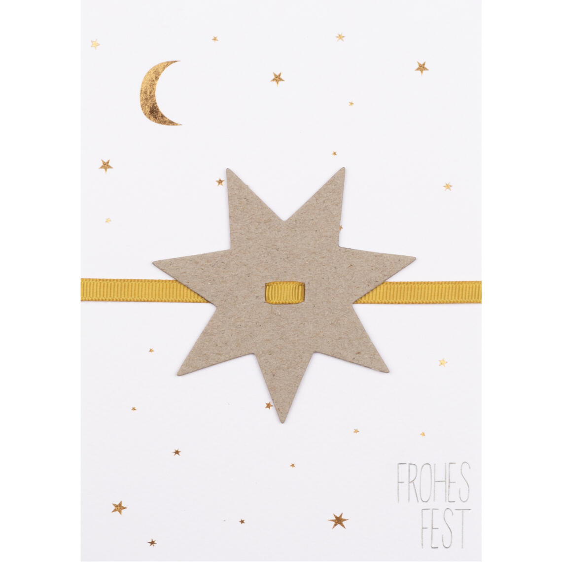 Christmas card with pendant