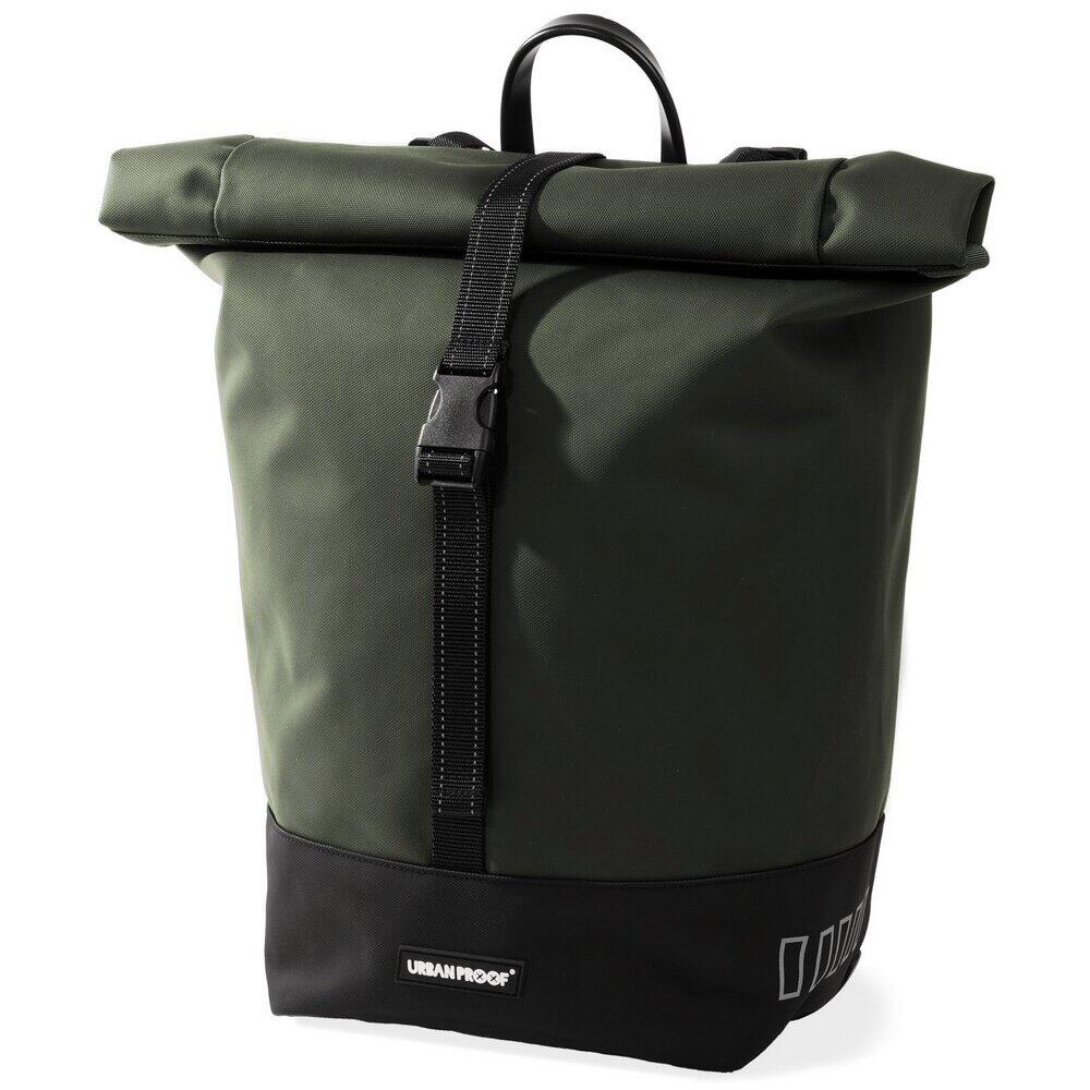 Recycled bike bag Urban Proof Rolltop 20-liter 30 x 15 x 42 cm - Green