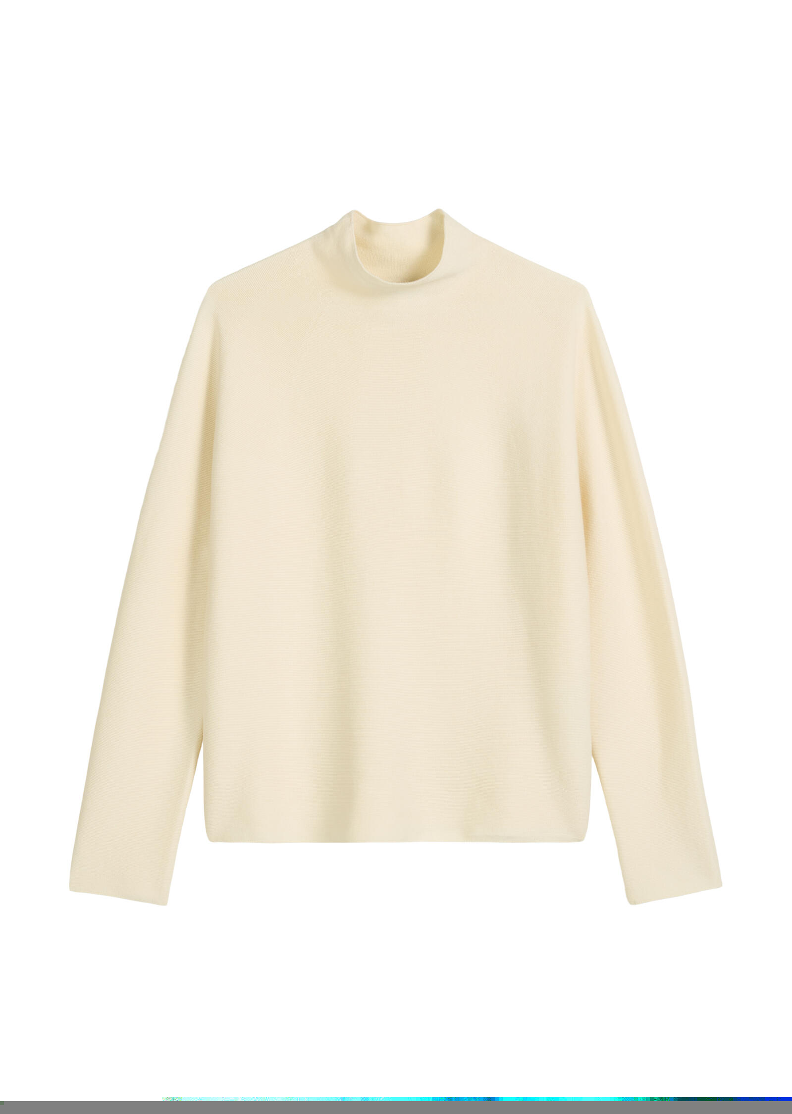 Pullover, longsleeve, stand-up coll