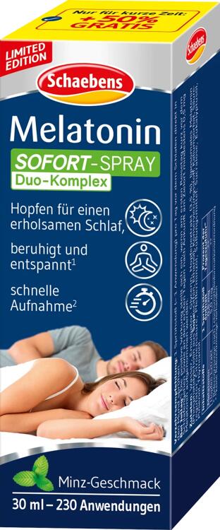 Schaebens Melatonin Sofort-Spray, Schlaf